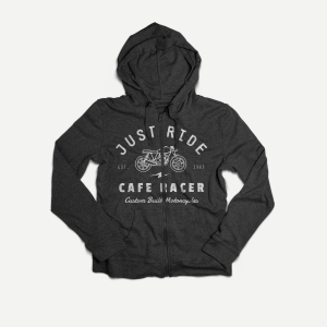 Sweat à capuche en coton flammé ultra-doux teint (gris cendre)